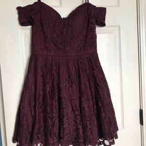 Off the shoulder dress